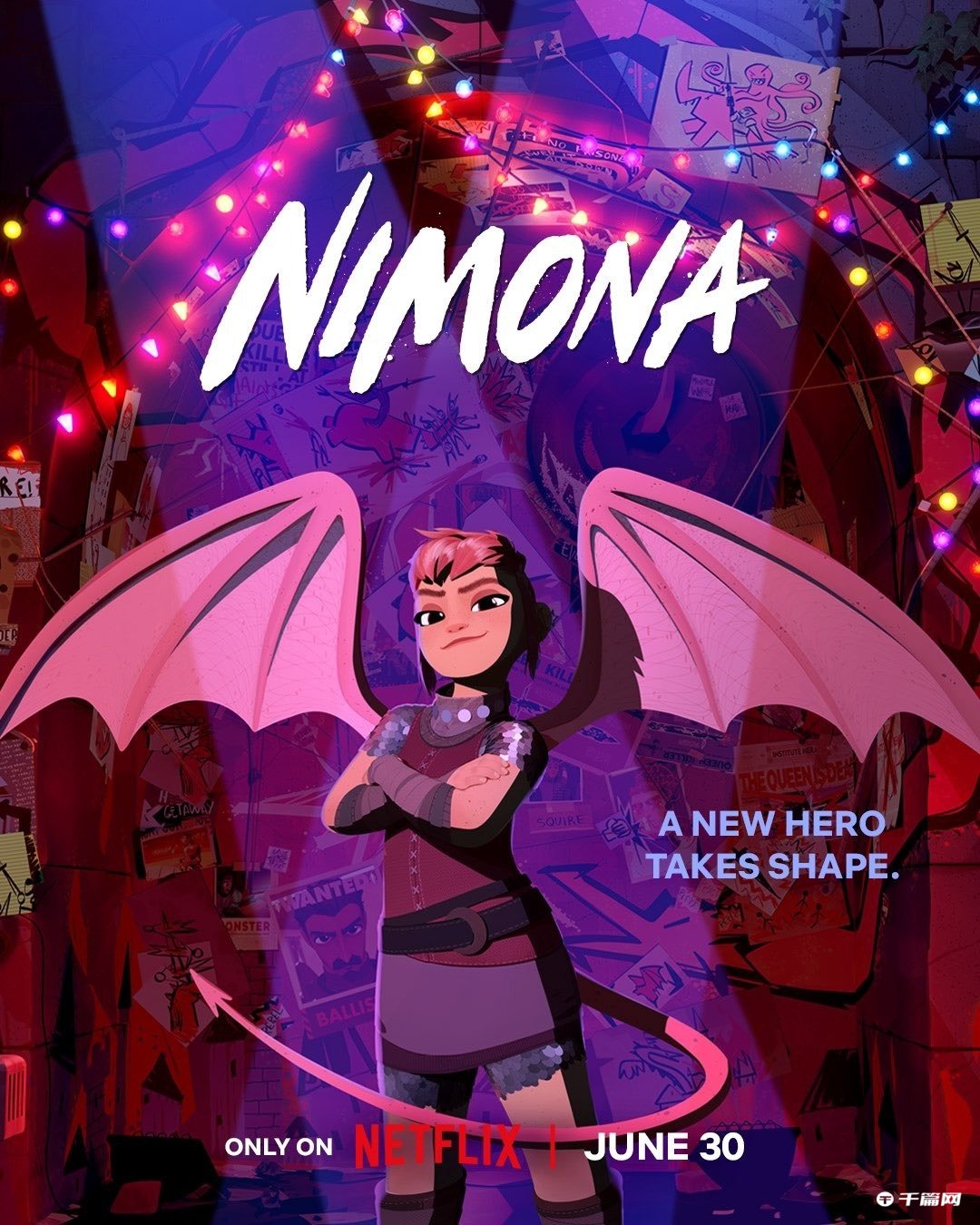 动画电影《怪物少女妮莫娜》今日公开了最新预告宣传影片