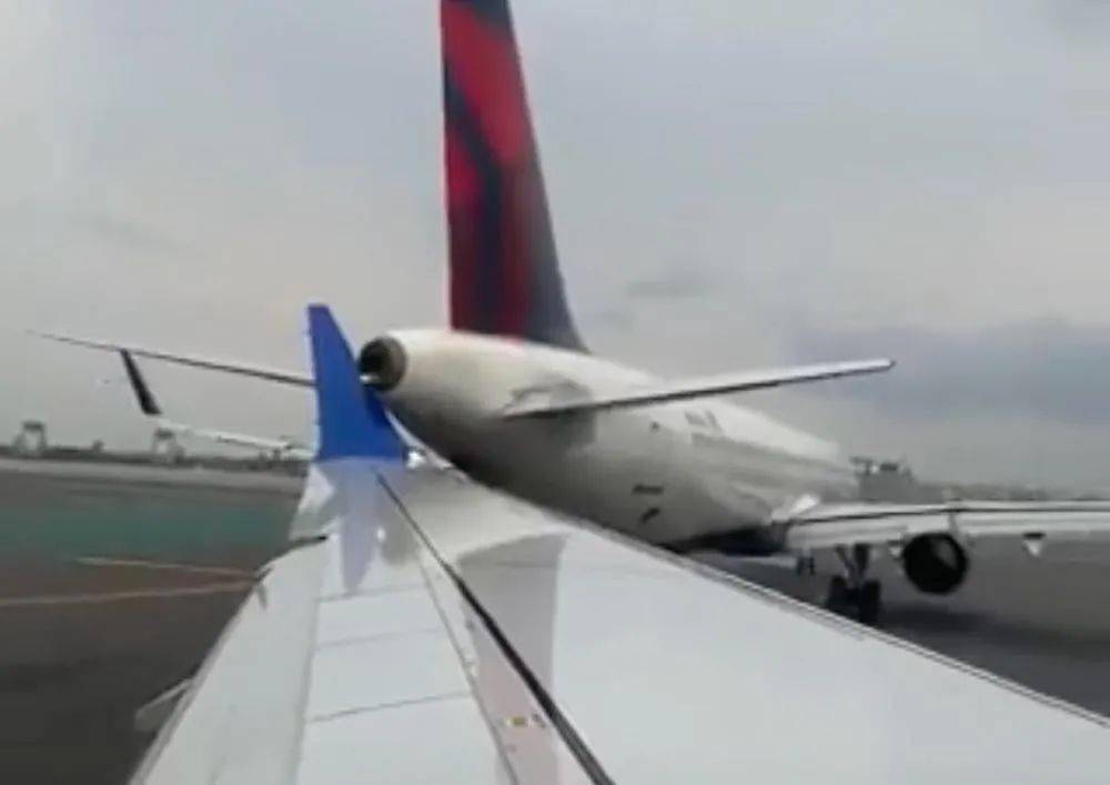 两客机在美机场相撞  其一架满坐所幸无人受伤（2023两客机在美机场相撞）